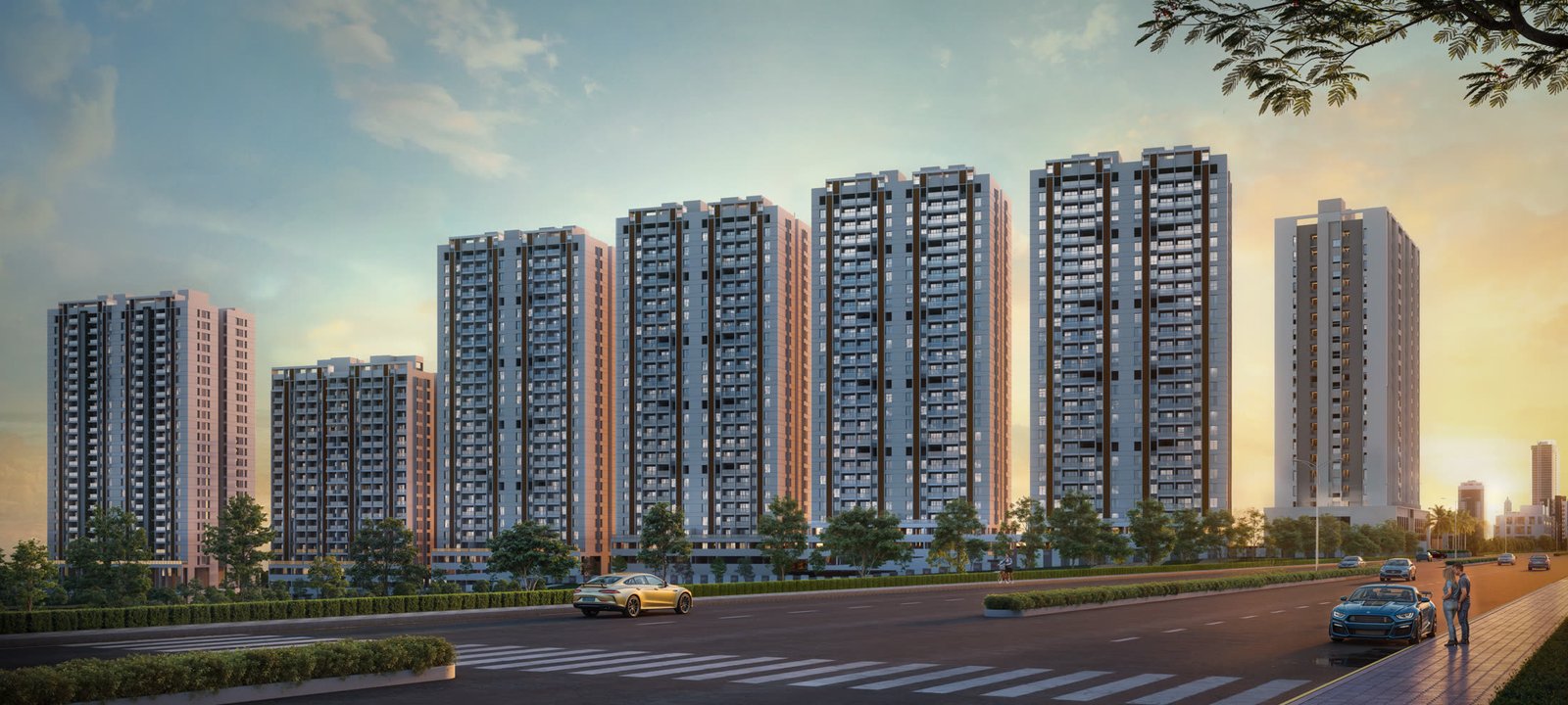 Majestique Towers — Township Render